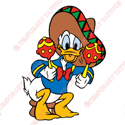 Donald Duck Customize Temporary Tattoos Stickers NO.748